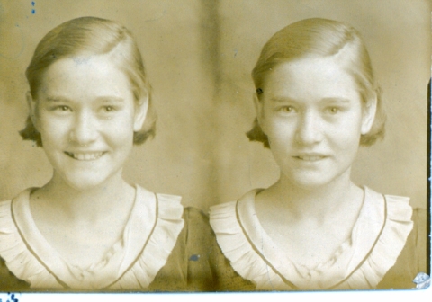 A preteen Erma Johnson, early 1930s.